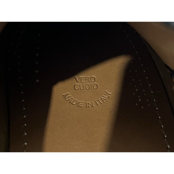 $1200 Gucci Men’s Brown Leather Slip On Loafers Driving Shoes US 10 NEW IN BOX!! - Picture 13 of 13